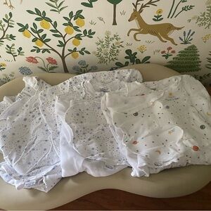 Halo Sleepsacks- White with Star and Planet Patterns